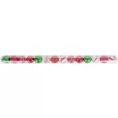 MagicHome karácsonyi gömbök, 14 db, piros-fehér, díszített, karácsonyfára, 8 cm