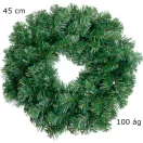 MagicHome Vianoce koszorú, természetes, 45 cm, 100 ág