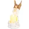 Sírdísz, MagicHome, angyal gyertyával, 10,5 x 14 x 20 cm, polirezin, 1 db LED, melegfehér, elemes (1 x CR2032)