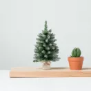 MagicHome Belo műfenyő jutában, havas végek, extra sűrű, 60 cm
