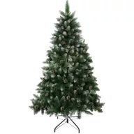 MagicHome Albero műfenyő, havas végek, tobozokkal, 180 cm
