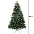  MagicHome Albero műfenyő, havas végek, tobozokkal, 210 cm