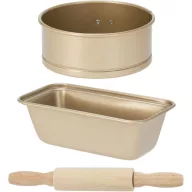   Játék főzőkészlet, 3 db, gyerekeknek, játékkonyhába, szerepjátékhoz, készségfejlesztő, kreatív, egyéni és közös játékhoz