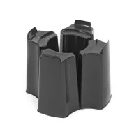   Esővízgyűjtő talp, Nature, 6070419, fekete, 100 literes Nature Slimline 6070415 esővízgyűjtőhöz, vízelvételt megkönnyítő