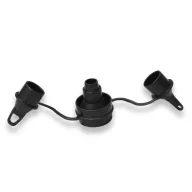   Pumpa adapterkészlet, Intex, fekete, pótadapterek Intex elektromos pumpákhoz, 3 db (10605)