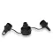 Pumpa adapterkészlet, Intex, fekete, pótadapterek Intex elektromos pumpákhoz, 3 db (10605)