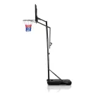 Kosárlabdapalánk, Neo-Sport NS-283, mobil, állítható, 170-305 cm magasság, szabadon álló, kerekekkel, acél váz, PVC palánk 110 x 75 cm, 45 cm gyűrű, 65 l tölthető talp (TE1283)