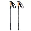 Túrabot, Neo-Sport NS-380, szürke, alumínium, parafa és műanyag markolat, teleszkópos, 65 / 135 cm, 1 pár (TE138000)