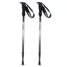 Túrabot, Neo-Sport NS-381, fekete/ezüst, alumínium, műanyag markolat, teleszkópos, 65 / 135 cm, 1 pár (TE138100)