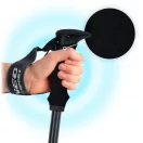 Túrabot, Neo-Sport NS-381, fekete/ezüst, alumínium, műanyag markolat, teleszkópos, 65 / 135 cm, 1 pár (TE138100)
