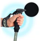 Túrabot, Neo-Sport NS-381, zöld, alumínium, műanyag markolat, teleszkópos, 65 / 135 cm, 1 pár (TE138101)