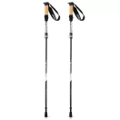 Túrabot, Neo-Sport NS-382, fekete/ezüst, alumínium, parafa és EVA hab markolat, teleszkópos, 85 / 130 cm, 1 pár (TE138200)