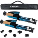 Túrabot, Neo-Sport NS-382, kék, alumínium, parafa és EVA hab markolat, teleszkópos, 85 / 130 cm, 1 pár (TE138201)
