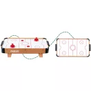 Léghoki asztal, Neo-Sport NS-421 Air Hockey, fehér, 61 x 32,5 x 14 cm, hordozható, légáram rendszer, 2 ütővel és 2 koronggal, analóg számláló, elemes (3 db AA)