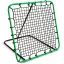 Visszapattanó futball edzőkapu, Neo-Sport, 100 x 100 cm, zöld keret, fekete PE háló, fém váz, időjárásálló, 4 db rögzítő