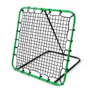 Visszapattanó futball edzőkapu, Neo-Sport, 100 x 100 cm, zöld keret, fekete PE háló, fém váz, időjárásálló, 4 db rögzítő