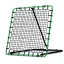 Visszapattanó futball edzőkapu, Neo-Sport, 120 x 120 cm, zöld keret, fekete PE háló, fém váz, időjárásálló, 4 db rögzítő