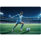 Futballkapu, Neo-Sport NS-473, 300 x 200 x 120 cm, fekete-piros, fekete PE háló, fém váz, időjárásálló, keretvédő fedéllel, szerszám nélkül összeszerelhető