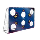 Célzóponyva futballkapura, Neo-Sport, 215 x 150 cm, sötétkék, vízálló, ütésálló, rögzítőkkel, könnyű felszerelés