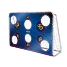 Célzóponyva futballkapura, Neo-Sport, 215 x 150 cm, sötétkék, vízálló, ütésálló, rögzítőkkel, könnyű felszerelés