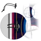 Célzóponyva futballkapura, Neo-Sport, 300 x 200 cm, sötétkék, vízálló, ütésálló, rögzítőkkel, könnyű felszerelés