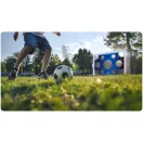 Célzóponyva futballkapura, Neo-Sport, 300 x 200 cm, sötétkék, vízálló, ütésálló, rögzítőkkel, könnyű felszerelés