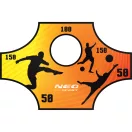 Célzóponyva futballkapura, Neo-Sport, 180 x 120 cm, vízálló, ütésálló, rögzítőkkel, könnyű felszerelés