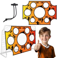   Célzóponyva futballkapura, Neo-Sport, 215 x 150 cm, vízálló, ütésálló, rögzítőkkel, könnyű felszerelés