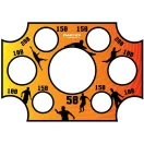 Célzóponyva futballkapura, Neo-Sport, 215 x 150 cm, vízálló, ütésálló, rögzítőkkel, könnyű felszerelés