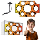 Célzóponyva futballkapura, Neo-Sport, 300 x 200 cm, vízálló, ütésálló, rögzítőkkel, könnyű felszerelés
