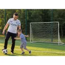 Futballkapu, Neo-Sport NS-485, 183 x 122 x 61 cm, 2 db, fehér keret, fehér PE háló, fém váz, időjárásálló, 4 db rögzítő, szerszám nélkül összeszerelhető (TE1485-2)
