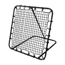 Visszapattanó futball edzőkapu, Neo-Sport, 120 x 120 cm, fekete keret, fekete PE háló, fém váz, időjárásálló, 4 db rögzítő