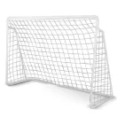 Futballkapu, Neo-Sport NS-496, 300 x 200 x 90 cm, fehér keret, fehér PE háló, fém váz, időjárásálló,  6 db rögzítő, könnyű kivitel, szerszám nélkül szerelhető