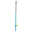 Speedball készlet, Neo-Sport NS-499, 124–138,5 cm állítható magasság, fém, időjárásálló, rugós vég, földbe rögzíthető, 2 db ütővel
