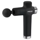 Masszázspisztoly, Neo-Sport NS-501, fekete, akkumulátoros, 8 cserélhető fej, 7 sebességfokozat, USB-C töltés, 2500 mAh, 3200 ütés/perc