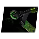 Kaszkadőr roller, SOKE PRO, zöld, 85 cm, 11 cm 88A PU kerekek, ABEC-9 csapágy, krómacél Y kormány, HIC kompresszió, Flex Fender fék