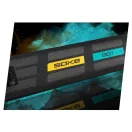 Kaszkadőr roller, SOKE GO!, fekete, 82 cm, 10 cm 88A PU kerekek, ABEC-9 csapágy, Y kormány, Flex Fender fék, tripla alumínium bilincs