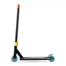Kaszkadőr roller, SOKE GO!, narancssárga, 82 cm, 10 cm 88A PU kerekek, ABEC-9 csapágy, Y kormány, Flex Fender fék, tripla alumínium bilincs