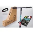 Trükkroller, SOKE BOX, fekete, 92 cm, 11 cm 88A alumínium magos kerekek, ABEC-9 csapágy, T kormány, SCS kompresszió, Flex Fender fék, négy csavaros 4NEROClamp bilincs, maximum 100 kg