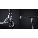 Trükkroller, SOKE BOX, ezüst, 92 cm, 11 cm 88A alumínium magos kerekek, ABEC-9 csapágy, T kormány, SCS kompresszió, Flex Fender fék, négy csavaros 4NEROClamp bilincs, maximum 100 kg