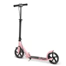 Klasszikus roller, SOKE City, rózsaszín, összecsukható, 20 cm 88A PU kerekek, ABEC-9 csapágy, kézi és lábfék, állítható magasság, maximum 100 kg