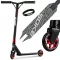 Kaszkadőr roller, SOKE PRO, piros, 85 cm, 11 cm 88A PU kerekek, ABEC-9 csapágy, HIC kompresszió, Y kormány, max. 100 kg