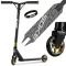 Kaszkadőr roller, SOKE PRO, arany, 85 cm, 11 cm 88A PU kerekek, ABEC-9 csapágy, HIC kompresszió, Y kormány, max. 100 kg