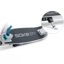 Klasszikus roller, SOKE City, fehér, összecsukható, 20 cm 88A PU kerekek, ABEC-9 csapágy, kézi és lábfék, állítható magasság, maximum 100 kg