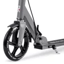Klasszikus roller, SOKE City, szürke, összecsukható, 20 cm 88A PU kerekek, ABEC-9 csapágy, kézi és lábfék, állítható magasság, maximum 100 kg