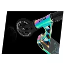 Kaszkadőr roller, SOKE XTR Street Rainbow, fekete, 87 cm, 11 cm PU kerekek, ABEC-9 csapágy, HIC kompresszió, Flex Fender fék, alumínium deck