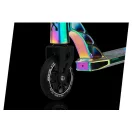 Kaszkadőr roller, SOKE XTR Street Rainbow, fekete, 87 cm, 11 cm PU kerekek, ABEC-9 csapágy, HIC kompresszió, Flex Fender fék, alumínium deck