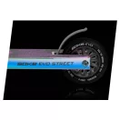 Kaszkadőr roller, SOKE EVO Street, neokróm, 83 cm, 10 cm 88A PU kerekek, ABEC-9 csapágy, 360°-ban forgó T kormány, Flex Fender fék, maximum 100 kg