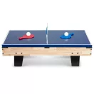 Multifunkciós játékasztal, Neo-Sport NS-800, 4 az 1-ben, 80 × 43 × 30 cm, csocsó, pingpong, léghoki és biliárd, teljes kiegészítőkkel
