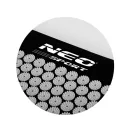 Akupresszúrás szőnyeg, Neo-Sport NS-901, fekete/szürke, 127 x 48 x 2,5 cm, párnával, hordtáskával, levehető pamut huzat, 378 + 51 db tüskés rozetta